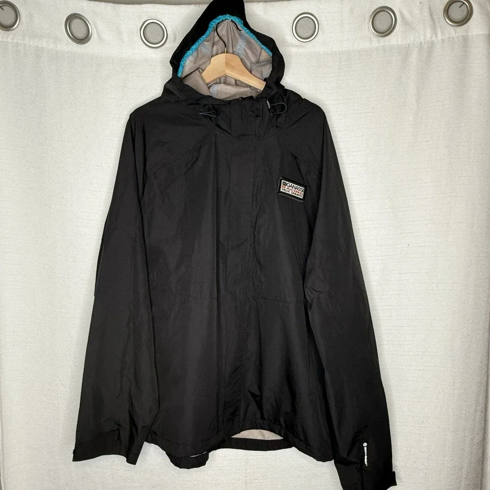Chip Ganassi Racing w/ Felix Sabates Windbreaker Jacket Mens XXL Black‎ Hooded
